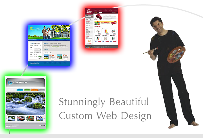 Stunning Beautify Customer Web Site Design